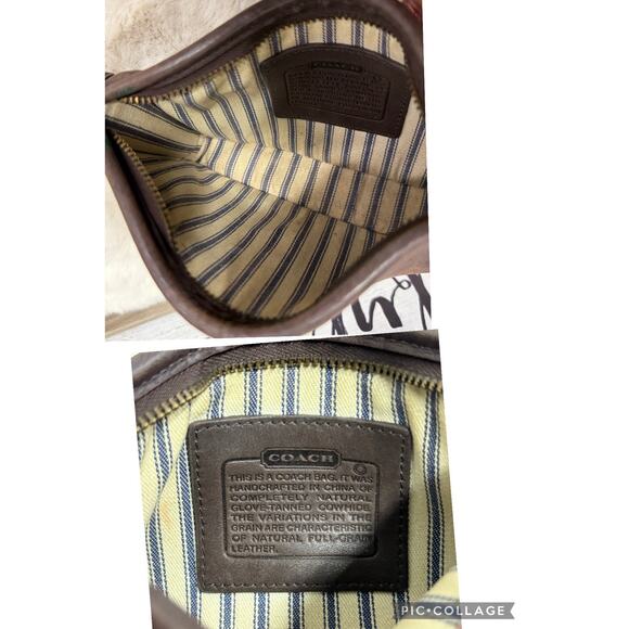 Vintage Coach Chunky Case 7165? Leather Utility Bag Wallet Cosmetic Pouch - Picture 12 of 13